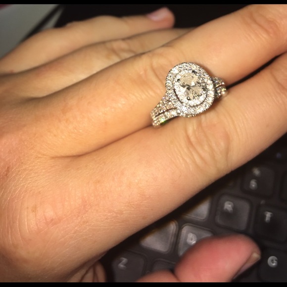 Neil Lane Bridal Set 1-1/2 ct tw 14K White Gold - Picture 1 of 6